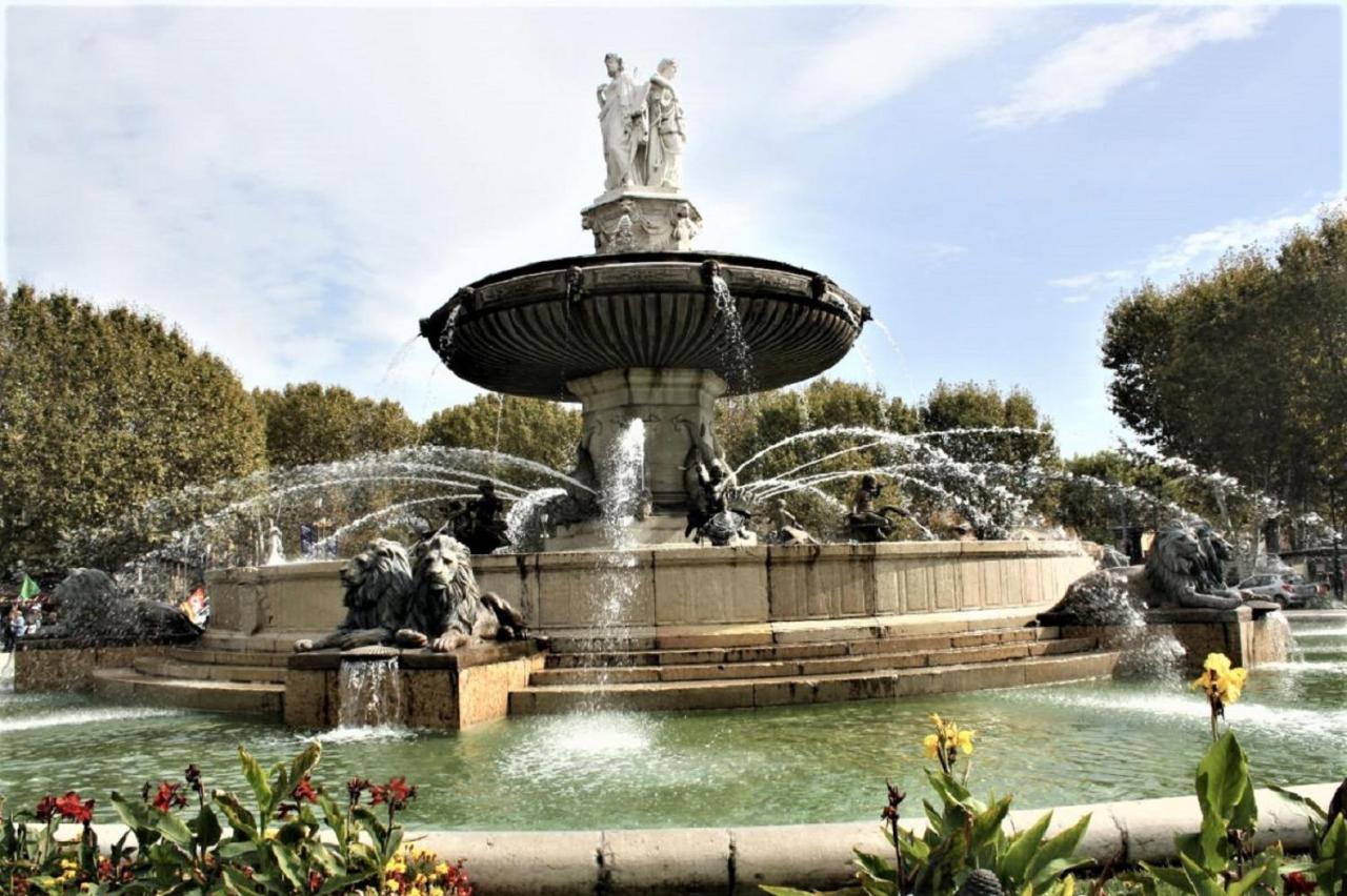 Blue Fountain Luxueux Studio Aix Centre Historique -Wifi-Smart Tv- Aix-en-Provence Exteriér fotografie