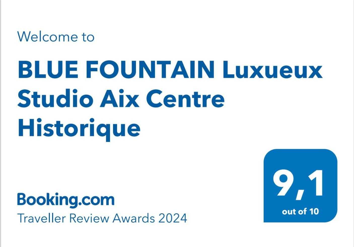 Blue Fountain Luxueux Studio Aix Centre Historique -Wifi-Smart Tv- Aix-en-Provence Exteriér fotografie